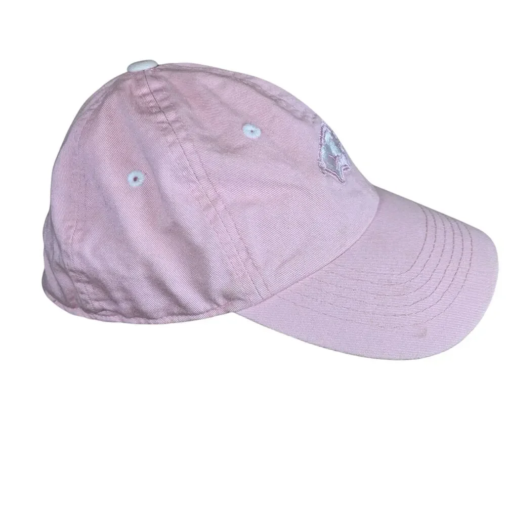 Captivating Headgear Pink White NCAA Arkansas Razorbacks Adjustable Cap One Size